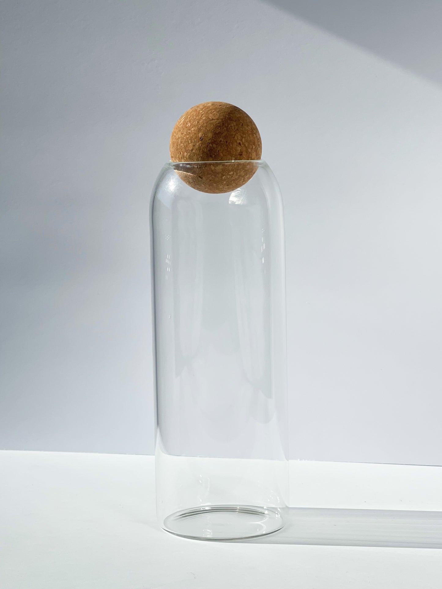 Corkball Lid Glass Storage Jars