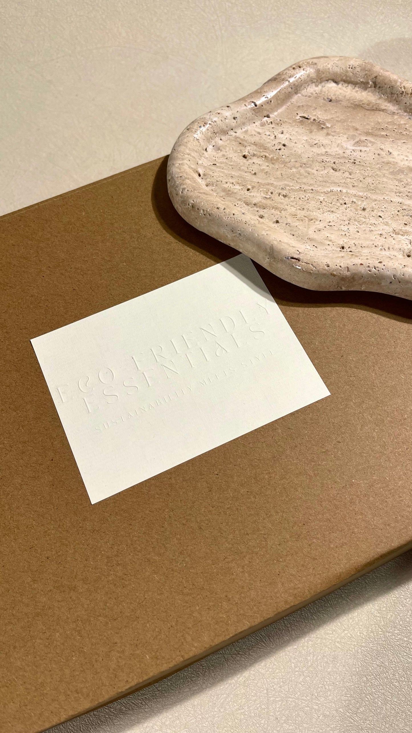 Travertine Cloud Tray