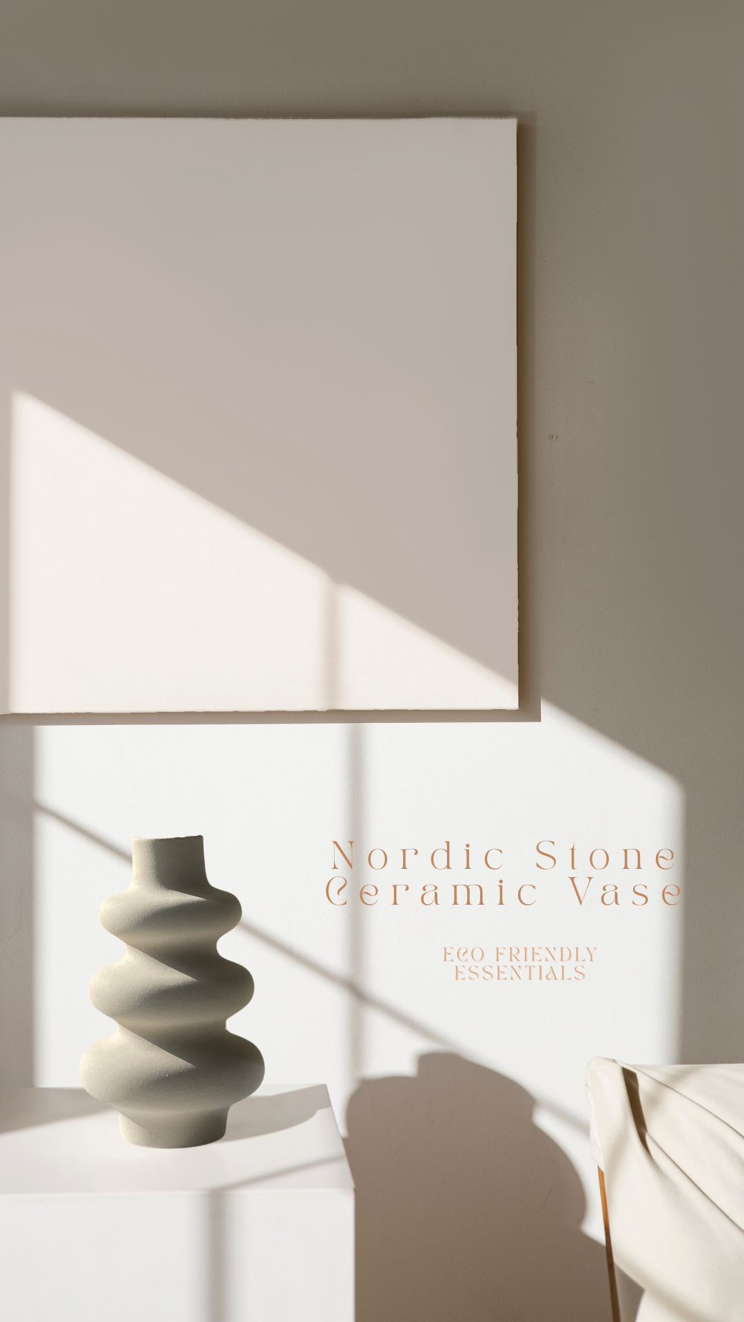 Nordic Stone Ceramic Vase