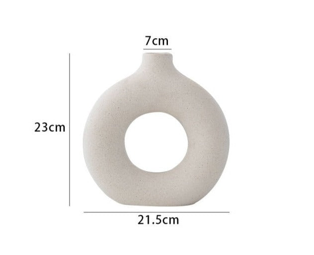 Nordic Ceramic Round Vase