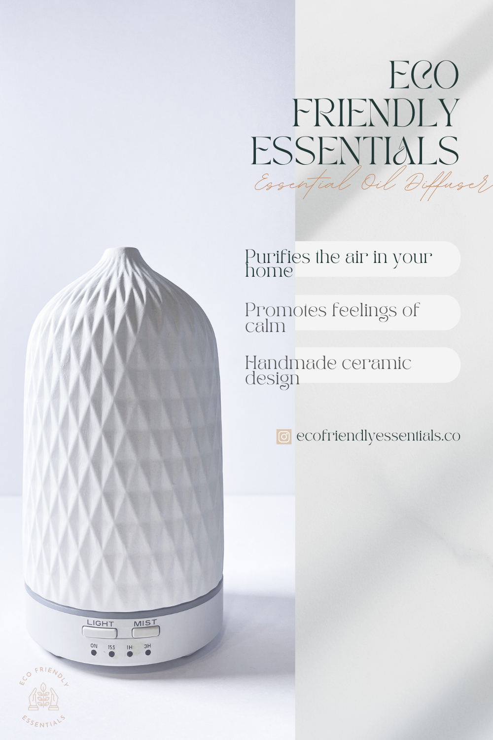 Diamond Ceramic Essential Oil Diffuser