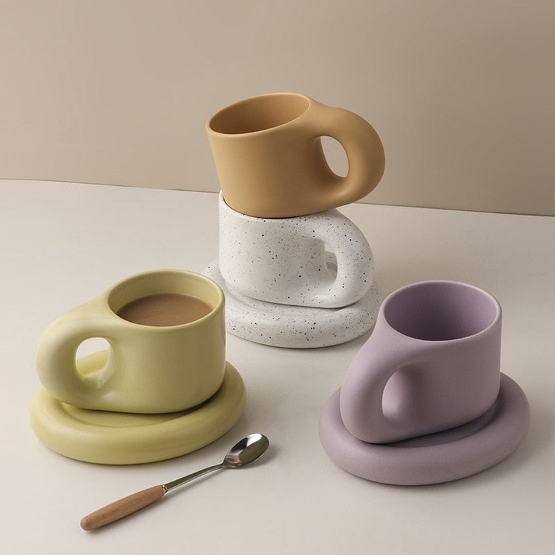 Handcrafted Nordic Ceramic Mugs
