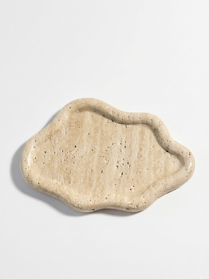 Travertine Cloud Tray