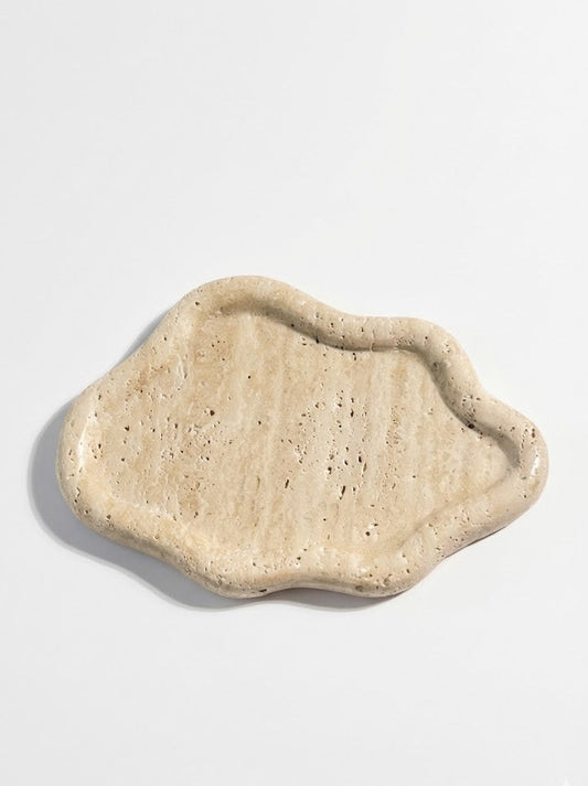 Travertine Cloud Tray