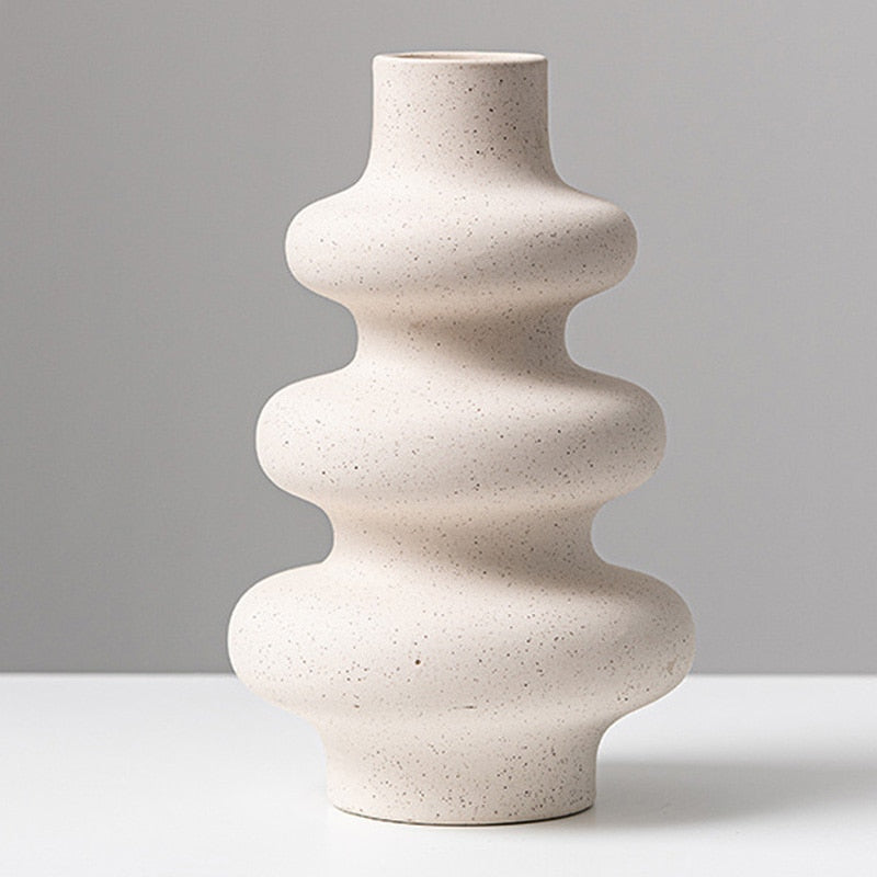 Nordic Stone Ceramic Vase