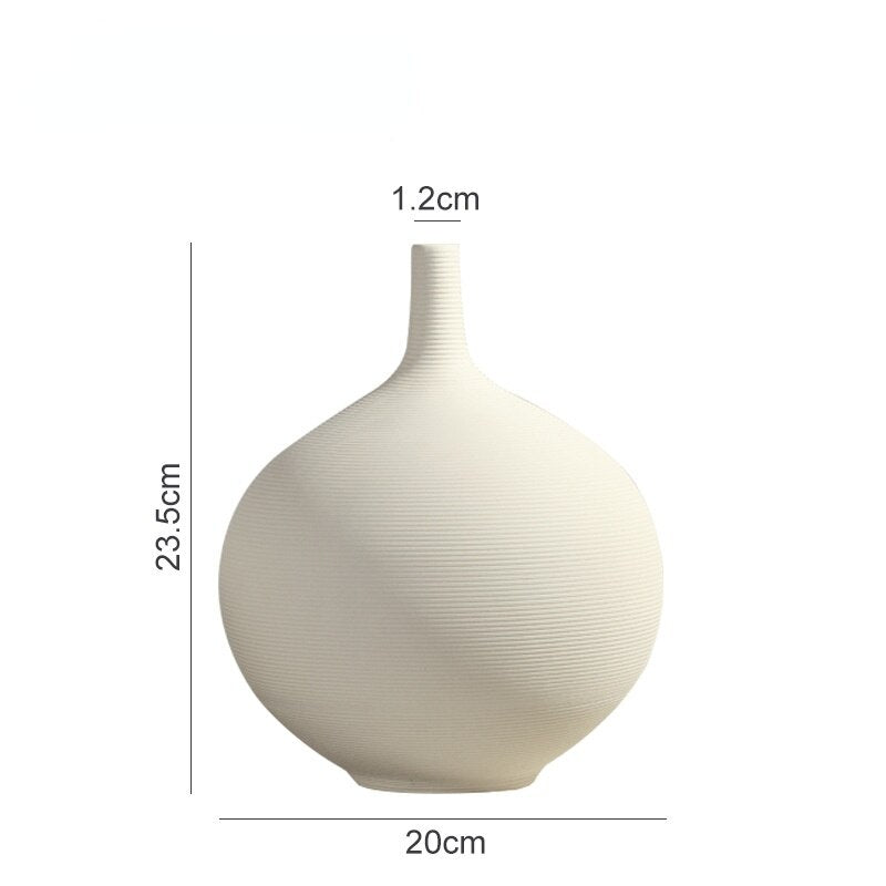 Minimalist Nordic Style Round Vase