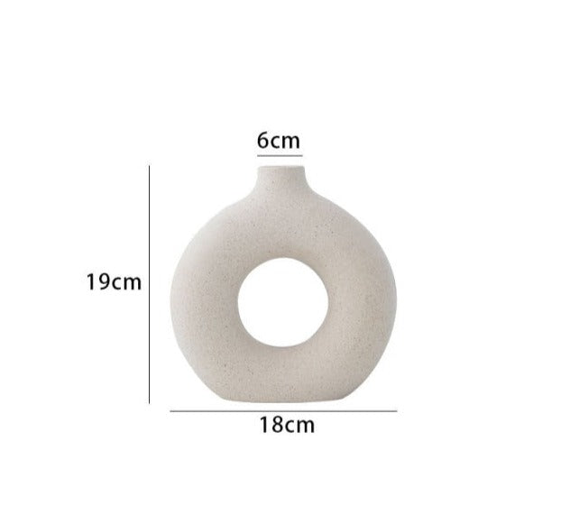 Nordic Ceramic Round Vase
