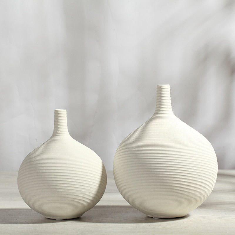 Minimalist Nordic Style Round Vase